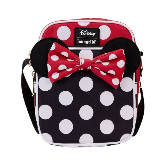 Disney Loungefly Minnie Mouse Rock the Dots Crossbody Bag - NWT - RARE